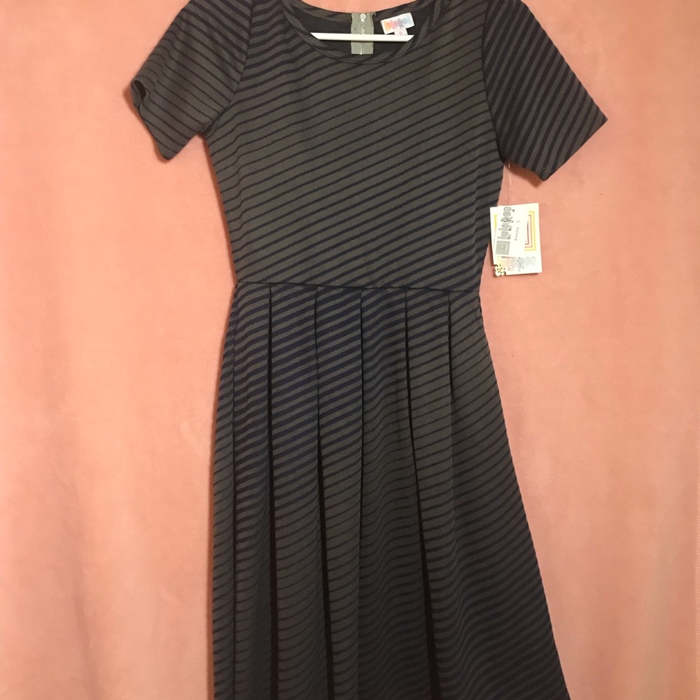 LuLaRoe Amelia Striped Dress